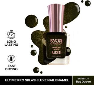 FACES CANADA Ultime Pro Splash Luxe Nail Enamel | Glossy Finish | Quick Drying Slay Queen (L15)