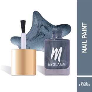 MyGlamm WANDURLUST MATT CHROME NAIL PAINT BLUE LAGOON BLUE