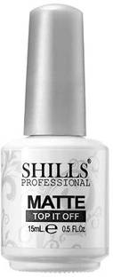 Shills Professional Matte Coat UV/LED Soak Off Gel Polish Top it off Matte