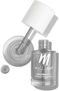 MyGlamm Chromantic Metallic Nail Enamel - Luna Grey