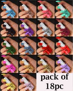 Fashion Bar Distinctive And Attractive Color Nail Polish Combo Set TR325 Multicolor