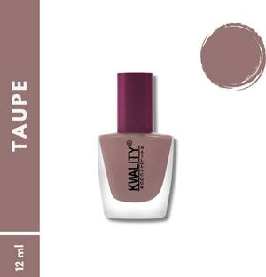 Kwality Mermaid Nail Paint For Women, Nail Paint Single, Quick Drying Nail Polish Highly Pigmented & Long Lasting Enamel, Chip Resistance- 12 ml TAUPE