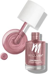 MyGlamm Chromantic Metallic Nail Enamel - Galactic Glamour Rose Pink
