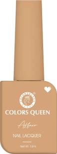 COLORS QUEEN Affair Matte Nail Lacquer, Chip Resisting, Long Lasting & Quick Dry Nail Polish 09 - Ginger Bread