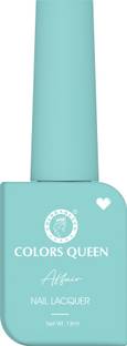 COLORS QUEEN Affair Matte Nail Lacquer, Chip Resisting, Long Lasting & Quick Dry Nail Polish 64 - Aquamarine