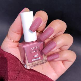 Miss Nails NAIL LACQUER SUGAR MATTE NAIL PAINT DUSKY MAUVE 14 Mauve