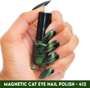 BEROMT MAGNETIC CAT EYE NAIL POLISH - BNP412 Green to Purple
