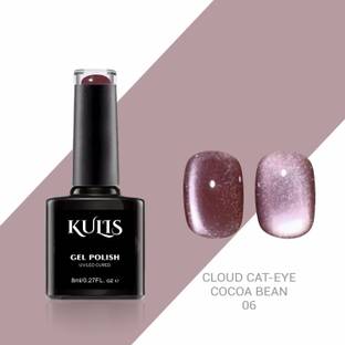 kulis Cloud Cateye UV LED Nail Gel Polish - Magnetic Cat Eye Effect (COCOA BEAN, 8ml) COCOA BEAN