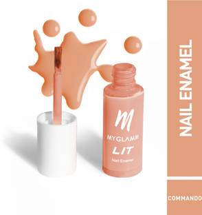 MyGlamm LIT NAIL ENAMEL -COMMANDO Commando