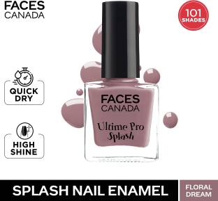 FACES CANADA Ultime Pro Splash Nail Enamel | Glossy | Quick Drying | Long Lasting | 8ml, Floral Dream 56