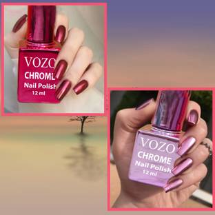 VOZO Metallic Magic Mirror Effect Chrome Nail Art Polish Varnish Multicolor,