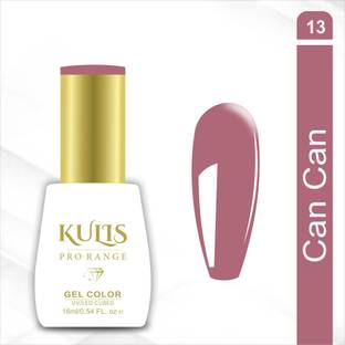 kulis UV Gel Nail Polish 16ml Brush Cap Bottle | Pro Range UV Lamp Cured Gel Color K13 Color: Can Can