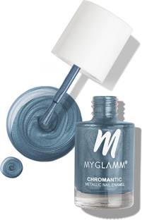 मायग्लैम Chromantic Metallic Nail Enamel - Nebula इलेक्ट्रिक ब्लू