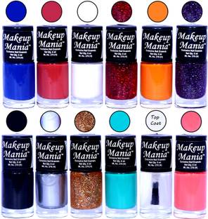 makeupmania Exclusive Nail Polish Set of 12 Pcs. Multicolor MM-90