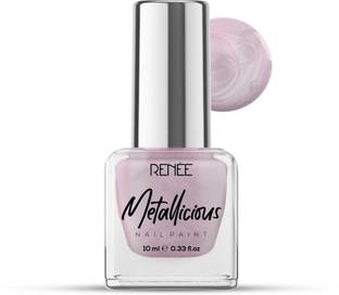 Renee Metallicious Nail Paint Light Chestnut | Chip Resisting Formula with High Shine Light Chestnut
