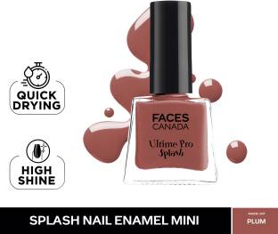 FACES CANADA Ultime Pro Splash Mini Nail Enamel Plum 207