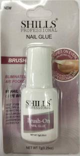 Shills Professional Brush-On Nail Glue 7gm (Transparent) Brush On Glue