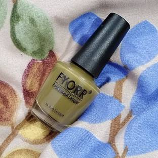 FYORR Long Lasting And Pigmented Nail Polish Enamel Color (15ml) (Me Olive)