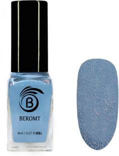 BEROMT MATTE SUGAR CRUSH NAIL POLISH-618 Blue