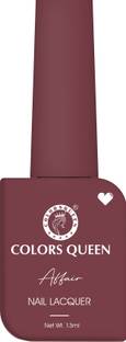 COLORS QUEEN Affair Matte Nail Lacquer, Chip Resisting, Long Lasting & Quick Dry Nail Polish 03 -Desert Canyon