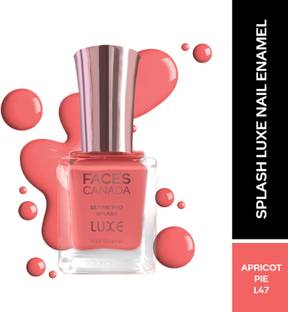 FACES CANADA Ultime Pro Splash Luxe Nail Enamel | Glossy Finish | Quick Drying Apricot Pie (L47)