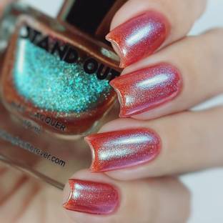STAND OUT Multi Chrome Colour Changing Shimmer Iridescent Nail Polish Vivid Verve