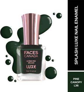 FACES CANADA Ultime Pro Splash Luxe Nail Enamel | Glossy Finish | Quick Drying Pine Canopy (L36)