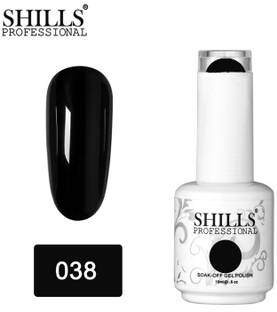 Shills Professional UV LED Soak Off Gel Polish 038 Black
