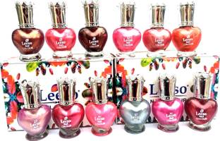 leeso Nail Paint Heart 10ml Light Combo Pack Light