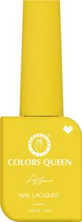 COLORS QUEEN Affair Matte Nail Lacquer, Chip Resisting, Long Lasting & Quick Dry Nail Polish 13 - Sun Shine