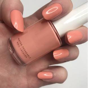 MYEONG Solid Color Nail Polish Long Lasting Nail Art terra cota