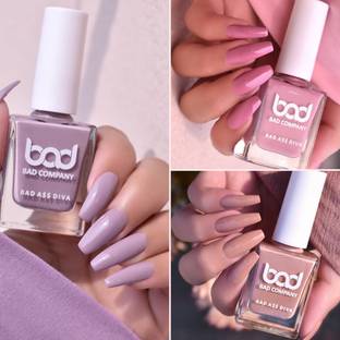 BAD COMPANY No Toxin Nail Lacquer Nail Polish BCNLCP3-829496 Unconditionally 82 Still. I Will Rise 94 Force of Nature 96
