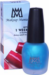 makeupmania Velvet Matte Nail Polish 12 ml (Shade # 132) Shiny Blue