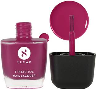 SUGAR Cosmetics Tip Tac Toe Nail Lacquer Classic, Long-lasting, 100% Chip-resistant, Glossy 23 Mystic Magenta