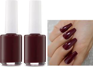 THTC COMBO NAIL PAINT FOR STYLING NAILS QUICK DRYING RUSTIC RED RUSTIC RED