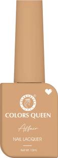 COLORS QUEEN Affair Matte Nail Lacquer, Chip Resisting, Long Lasting & Quick Dry Nail Polish 09 - Ginger Bread