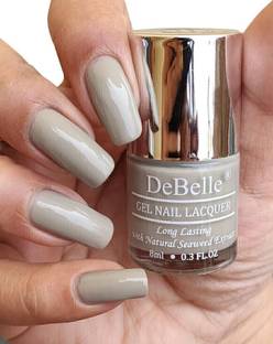 DeBelle Gel Nail Lacquer Grey Taupe Nail Polish -8ml Moonstone Bloom