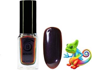 BEROMT CHROME PRISMATIC NAIL POLISH-6015 Black