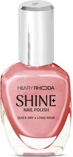 Hilary Rhoda Mirror Shine Nail Polish| Glossy Gel Finish| Long Lasting & Chipfree Nail Polish ( Vanilla )
