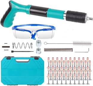 CRAZYABBS Steel Nail Gun Wall Fastening Tool Nails Rivet Tool Portable Mini Nail Shooting Machine Corded  Nailer