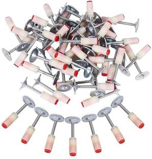 ZEKISTA Nail Gun Manual Steel Nails 7.3mm Round for Wall & Ceiling Fastening (50pcs) Nail Gun Manual Steel Nails 7.3mm Round for Wall & Ceiling Fastening (50pcs) Cordless  Nailer