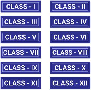SignsExpress Plastic Classroom Name Plate for school Name Plate