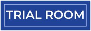SignsExpress Plastic Trial Room Name Plate - 12x4 Inch Self-Adhesive Name Plate