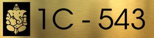 SEF Graphix Stainless Steel religious Name Plate