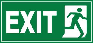 Ishanvi Enterprises Plastic Exit Sign Board for Office,Hotel And School Name Plate