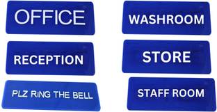 THE LABWORLD Plastic Office Name Plate