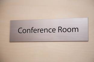 STEELARTCRAFT Stainless Steel CONFERENCE ROOM, OFFICE Name Plate