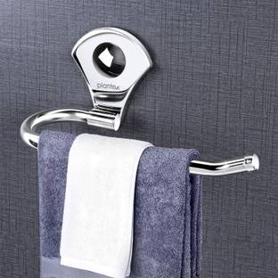 Plantex Royal Napkin /Towel Ring//Bathroom Accessories(Pack of 1) Chrome Finish Towel Holder