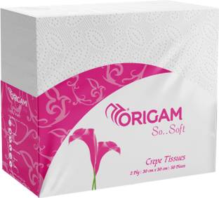 Origami So Soft 2 Ply Pack of 1 White Paper Napkins