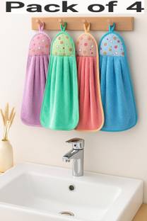 Aceplus Hanging Napkin for Wash Basin and Kitchen Sink Multicolor Cloth Napkins